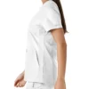 Force Essentials Tunika-Obershirt für Damen mit U-Ausschnitt und Strick-Einsätzen