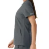 Force Essentials Tunika-Obershirt für Damen mit U-Ausschnitt und Strick-Einsätzen