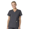 Force Essentials V-Ausschnitt-Krankenhausbluse für Damen