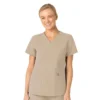 Force Essentials V-Ausschnitt-Krankenhausbluse für Damen