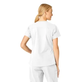 Force Essentials V-Ausschnitt-Krankenhausbluse für Damen