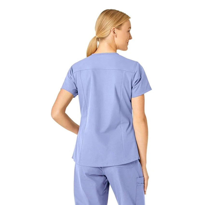 Force Essentials V-Ausschnitt-Krankenhausbluse für Damen