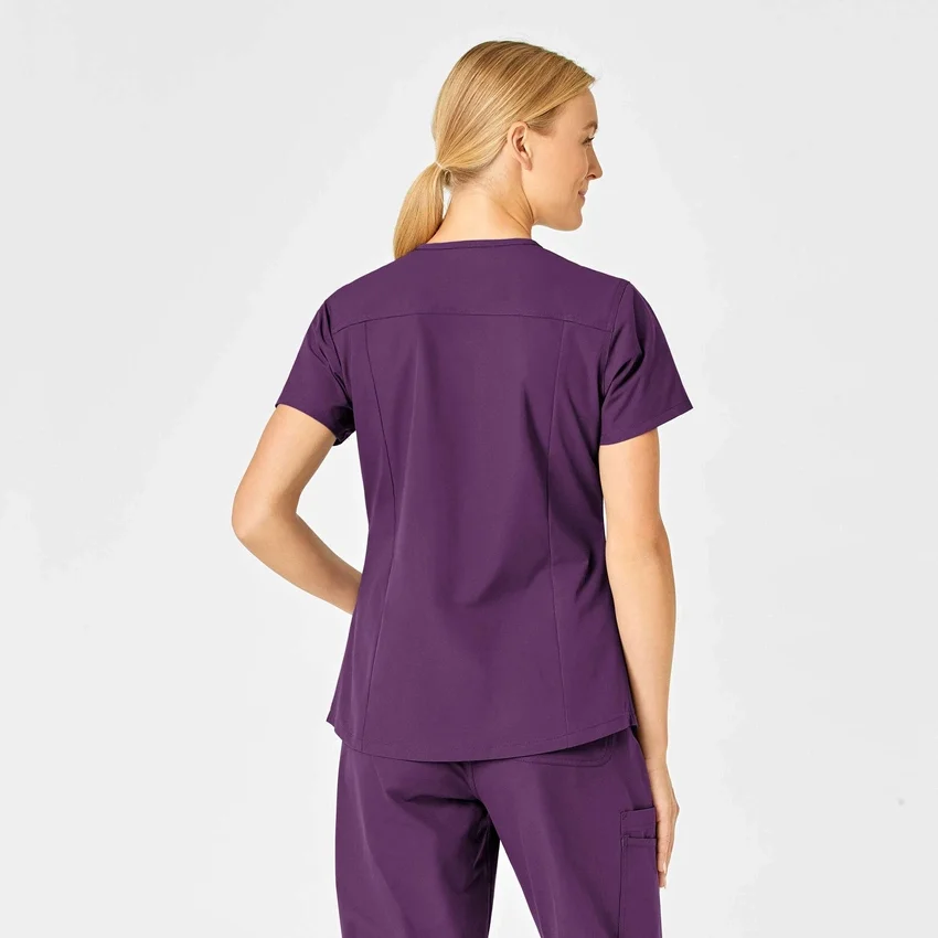 Force Essentials V-Ausschnitt-Krankenhausbluse für Damen