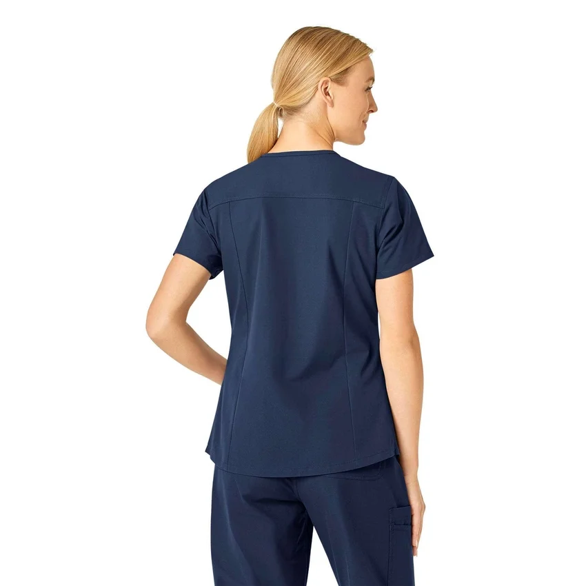 Force Essentials V-Ausschnitt-Krankenhausbluse für Damen