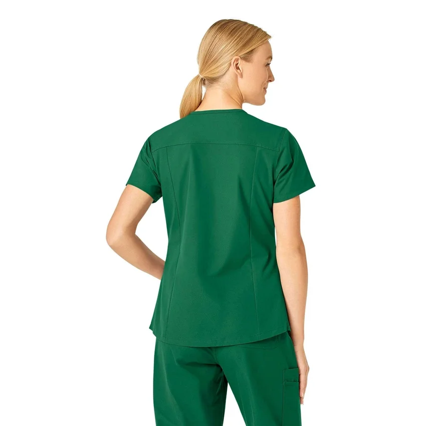 Force Essentials V-Ausschnitt-Krankenhausbluse für Damen
