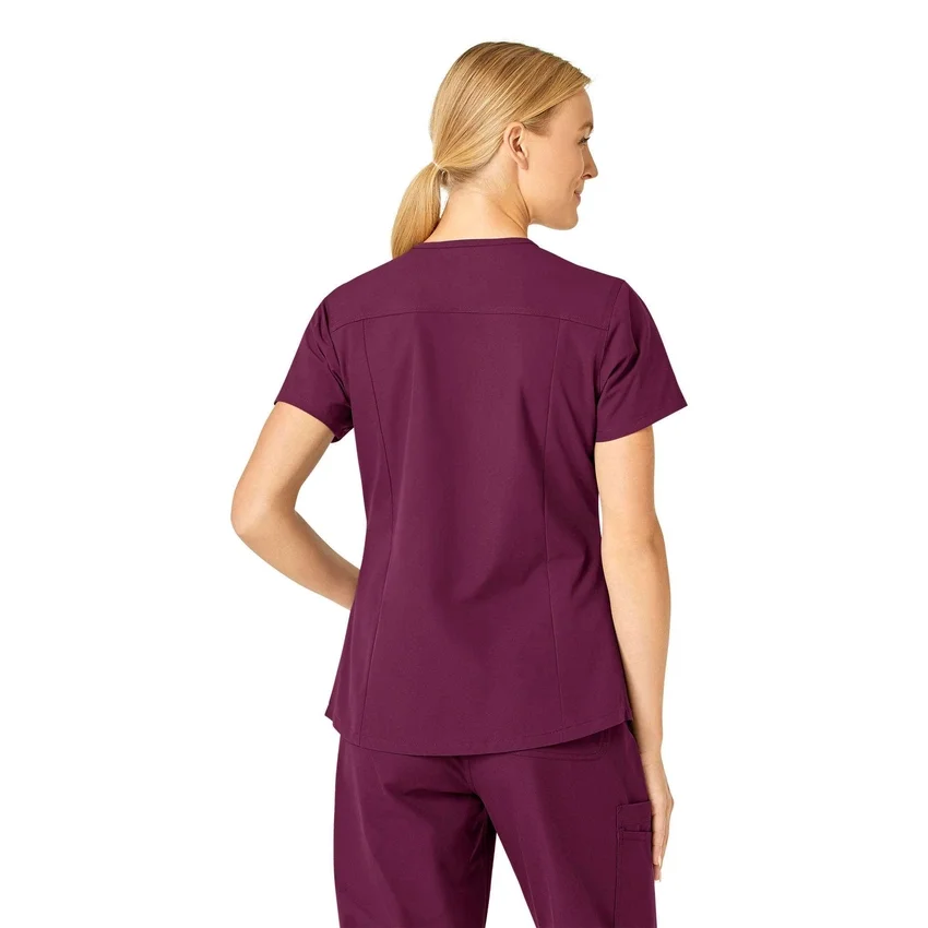 Force Essentials V-Ausschnitt-Krankenhausbluse für Damen
