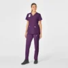 Force Essentials V-Ausschnitt-Krankenhausbluse für Damen
