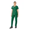 Force Essentials V-Ausschnitt-Krankenhausbluse für Damen