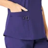 Force Essentials V-Ausschnitt-Krankenhausbluse für Damen