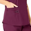 Force Essentials V-Ausschnitt-Krankenhausbluse für Damen