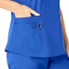 Force Essentials V-Ausschnitt-Krankenhausbluse für Damen