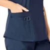Force Essentials V-Ausschnitt-Krankenhausbluse für Damen