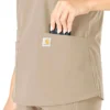 Force Essentials V-Ausschnitt-Krankenhausbluse für Damen