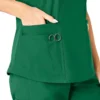 Force Essentials V-Ausschnitt-Krankenhausbluse für Damen