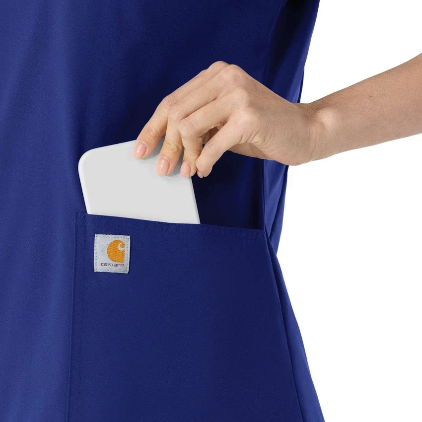 Force Essentials V-Ausschnitt-Krankenhausbluse für Damen