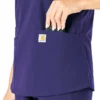 Force Essentials V-Ausschnitt-Krankenhausbluse für Damen