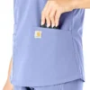 Force Essentials V-Ausschnitt-Krankenhausbluse für Damen