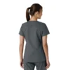 Force Essentials V-Ausschnitt-Scrub-Oberteil für Damen mit Strick-Einsätzen