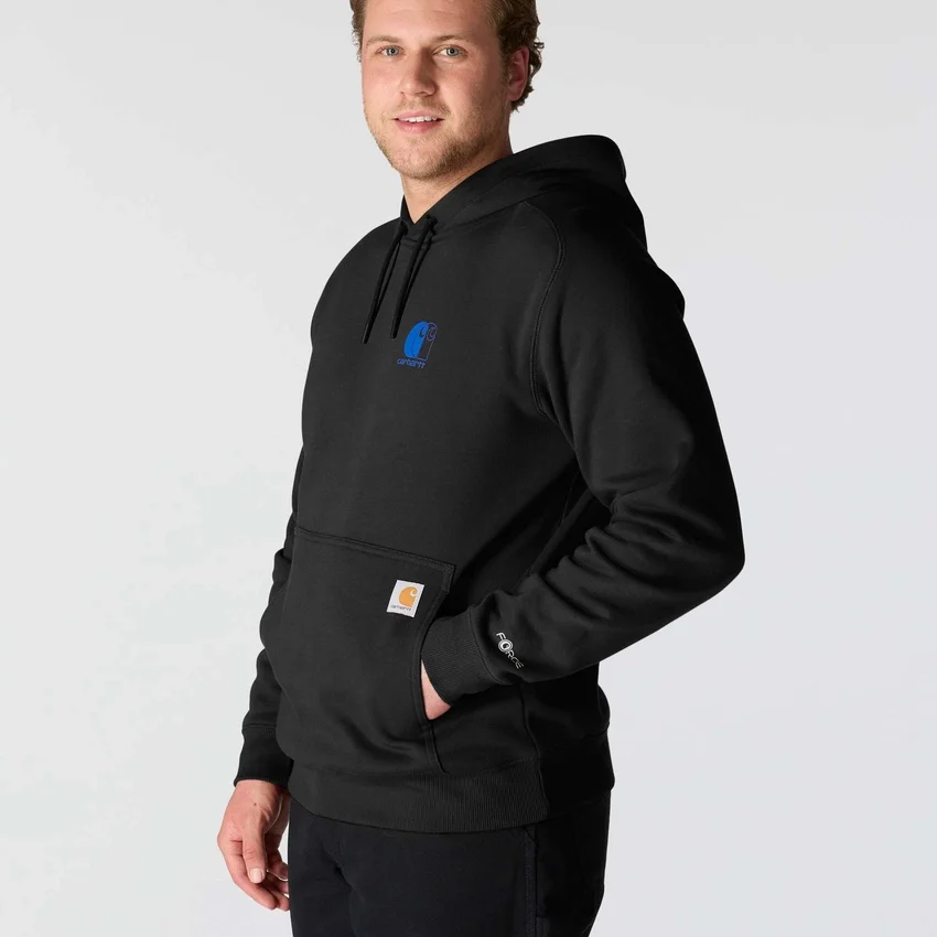 Force-Hoodie für Herren mit Logo und feuchtigkeitsableitender Funktion