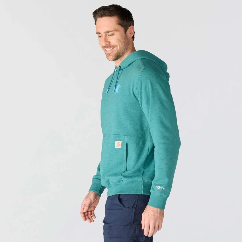 Force-Hoodie für Herren mit Logo und feuchtigkeitsableitender Funktion