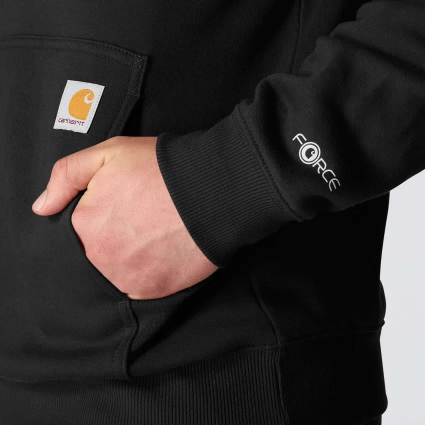 Force-Hoodie für Herren mit Logo und feuchtigkeitsableitender Funktion
