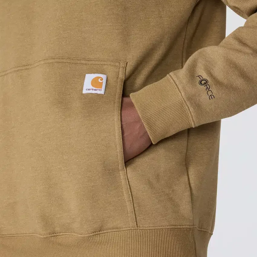 Force-Hoodie für Herren mit Logo und feuchtigkeitsableitender Funktion