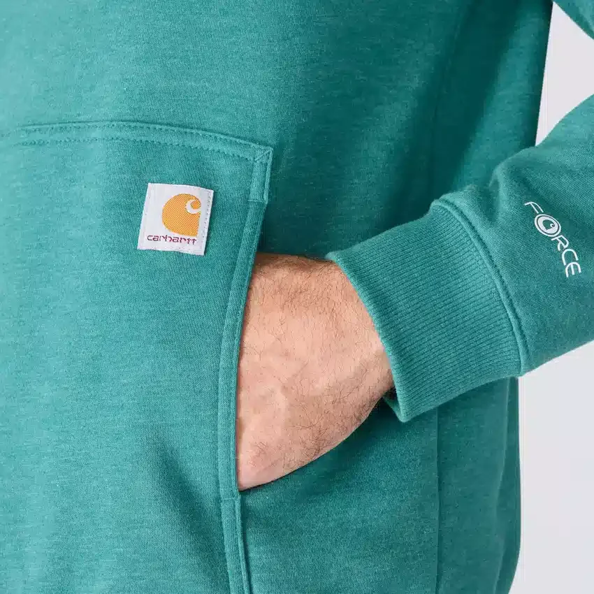 Force-Hoodie für Herren mit Logo und feuchtigkeitsableitender Funktion