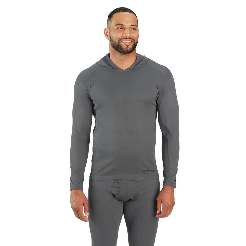 Force Midweight Micro-Grid Base Layer Hoodie