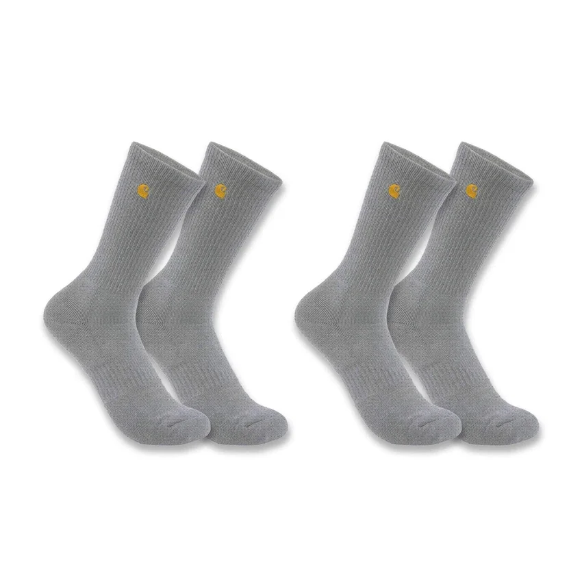 Force mittelschwere Crew-Socken, 2er-Pack
