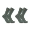 Force mittelschwere Crew-Socken, 2er-Pack