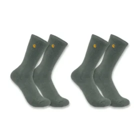 Force mittelschwere Crew-Socken, 2er-Pack