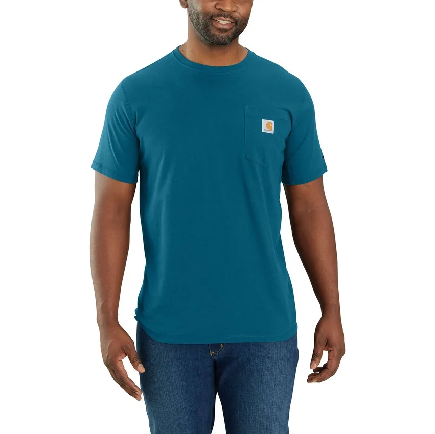Force Relaxed Fit Hemd für Herren mit Feuchtigkeitstransport und Taschen