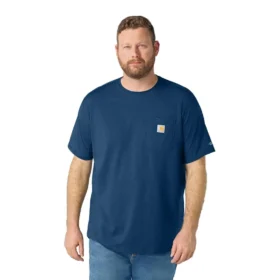 Force Relaxed Fit Hemd für Herren mit Feuchtigkeitstransport und Taschen