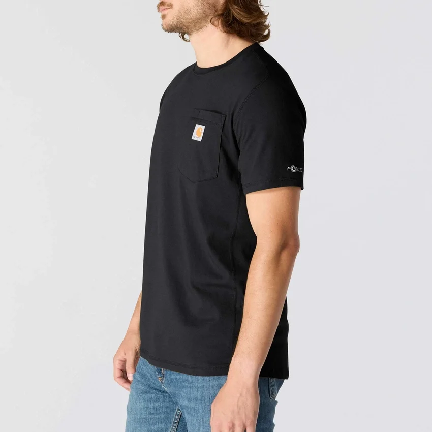 Force Relaxed Fit Hemd für Herren mit Feuchtigkeitstransport und Taschen