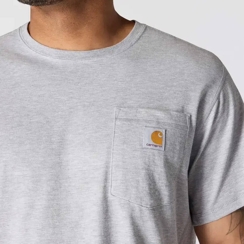 Force Relaxed Fit Hemd für Herren mit Feuchtigkeitstransport und Taschen