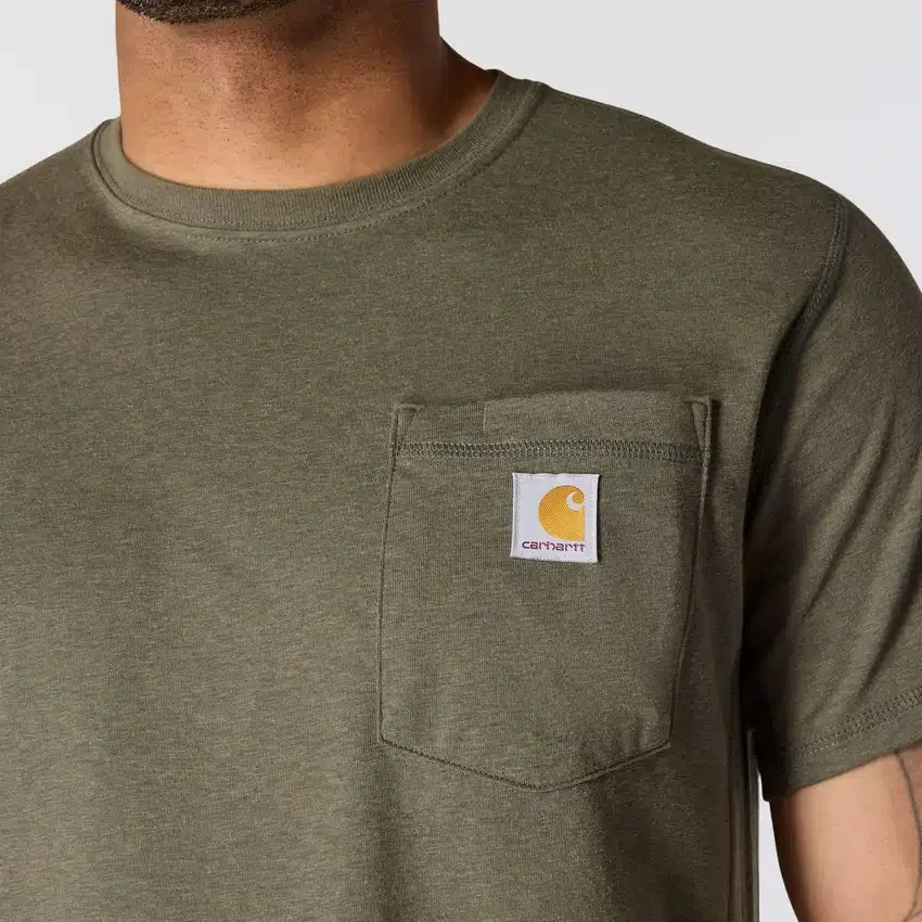 Force Relaxed Fit Hemd für Herren mit Feuchtigkeitstransport und Taschen