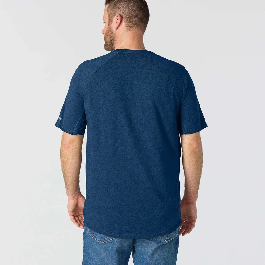 Force Relaxed Fit Hemd für Herren mit Feuchtigkeitstransport und Taschen