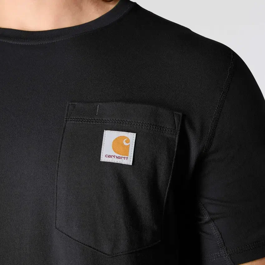 Force Relaxed Fit Hemd für Herren mit Feuchtigkeitstransport und Taschen
