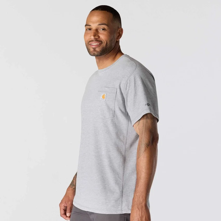 Force Relaxed Fit Hemd für Herren mit Feuchtigkeitstransport und Taschen