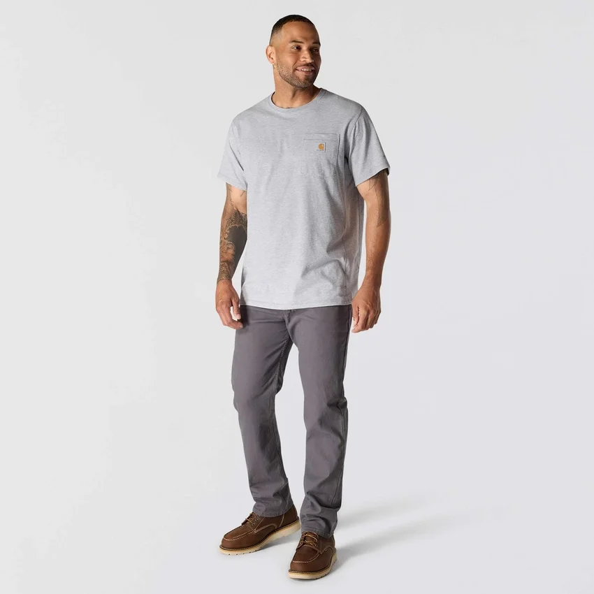 Force Relaxed Fit Hemd für Herren mit Feuchtigkeitstransport und Taschen