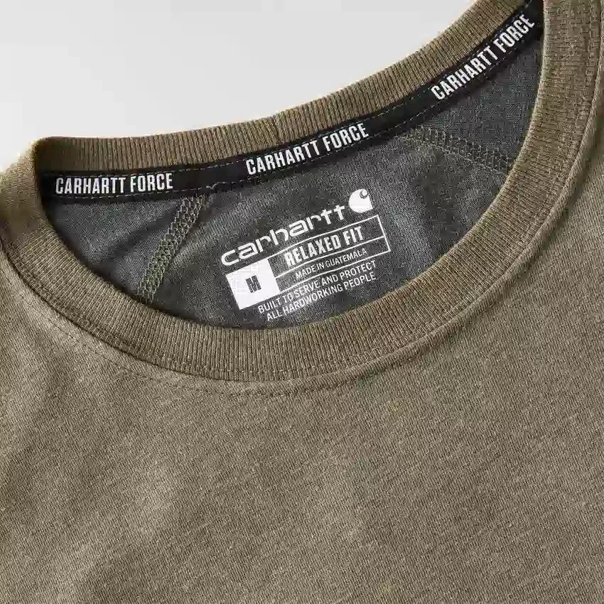 Force Relaxed Fit Hemd für Herren mit Feuchtigkeitstransport und Taschen