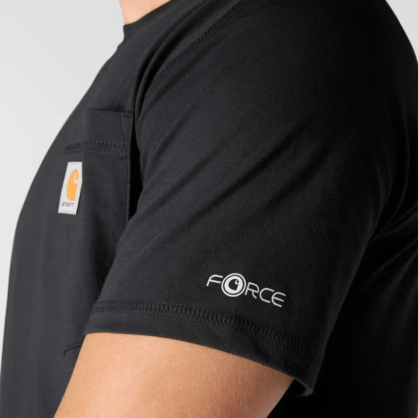 Force Relaxed Fit Hemd für Herren mit Feuchtigkeitstransport und Taschen