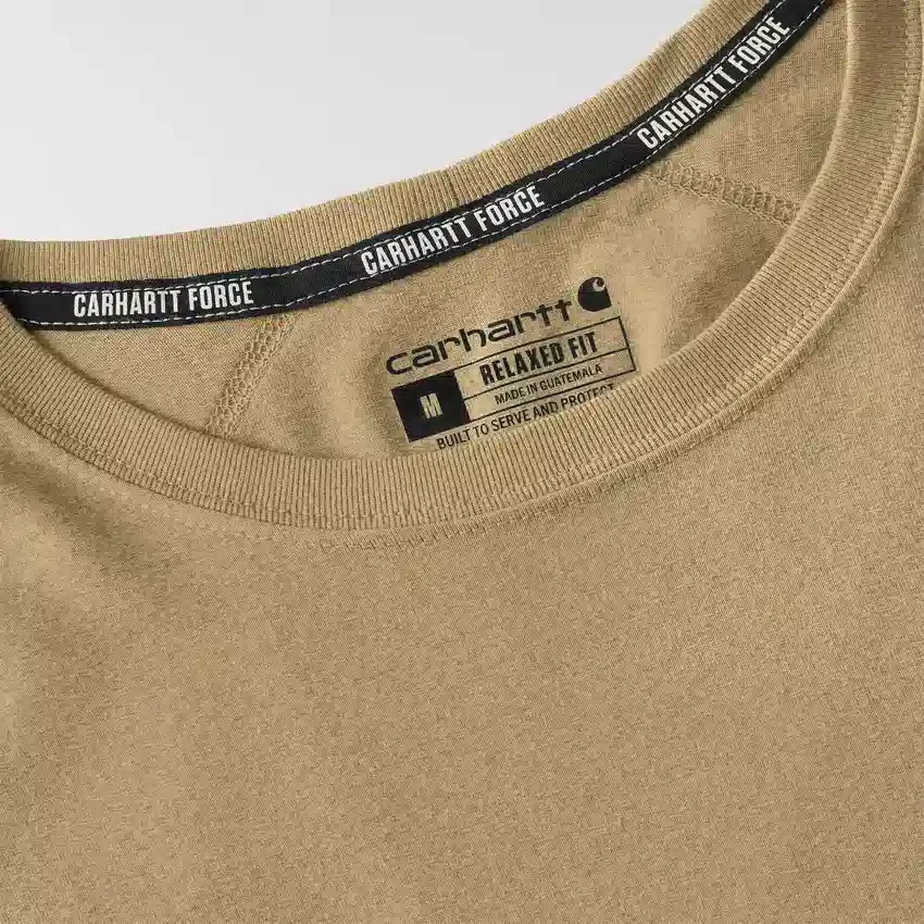 Force Relaxed Fit Hemd für Herren mit Feuchtigkeitstransport und Taschen