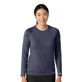 Force Sub-Scrubs meliertes Performance-Armlinge-T-Shirt für Damen
