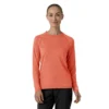 Force Sub-Scrubs meliertes Performance-Armlinge-T-Shirt für Damen