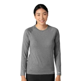 Force Sub-Scrubs meliertes Performance-Armlinge-T-Shirt für Damen
