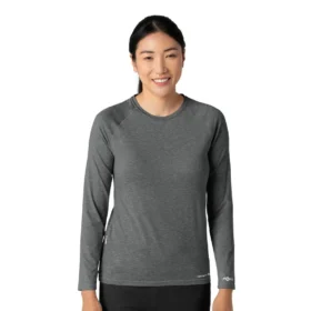 Force Sub-Scrubs meliertes Performance-Armlinge-T-Shirt für Damen