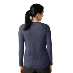 Force Sub-Scrubs meliertes Performance-Armlinge-T-Shirt für Damen
