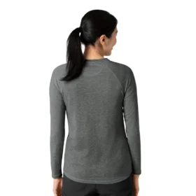 Force Sub-Scrubs meliertes Performance-Armlinge-T-Shirt für Damen