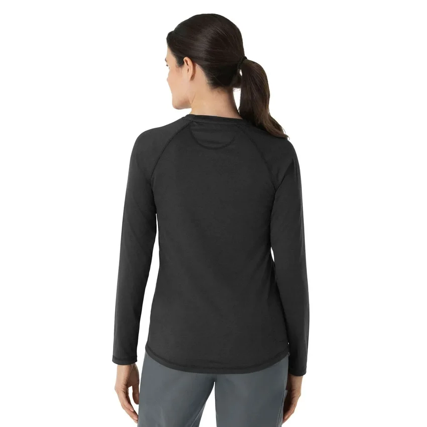 Force Sub-Scrubs meliertes Performance-Armlinge-T-Shirt für Damen